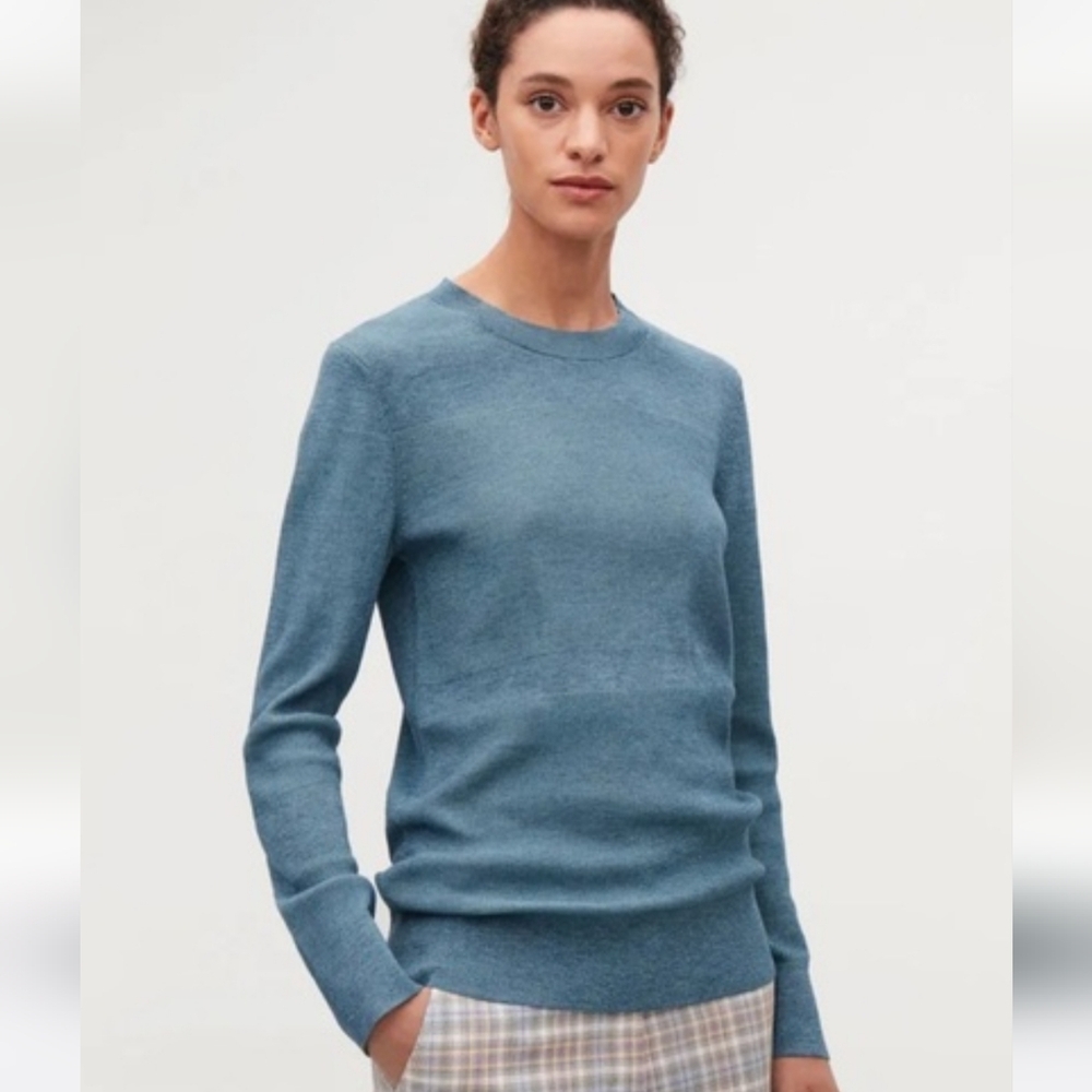 COS Women's Blue Sweater